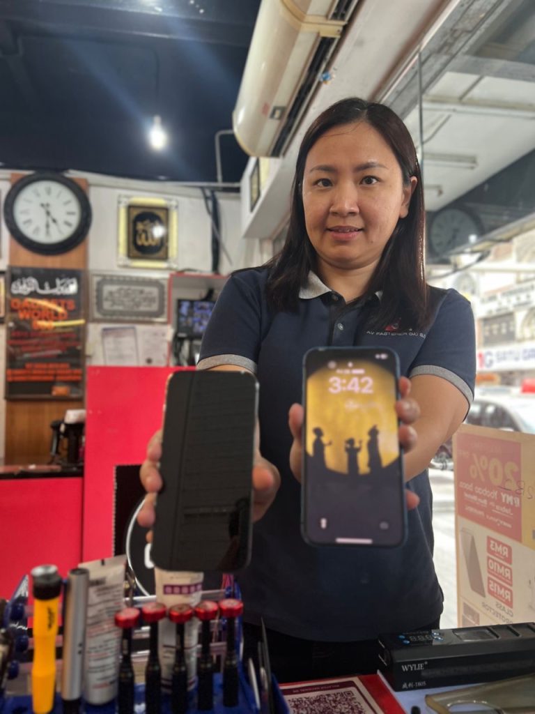 repair screen iphone murah kl